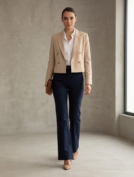 Modern İş Dünyası Kombini için yapay zeka kombin