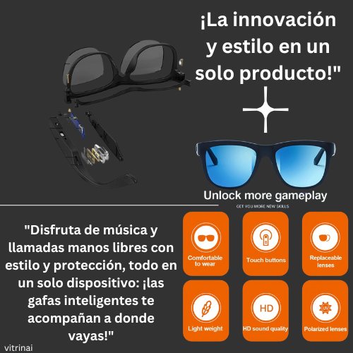 Blue Smart Glasses